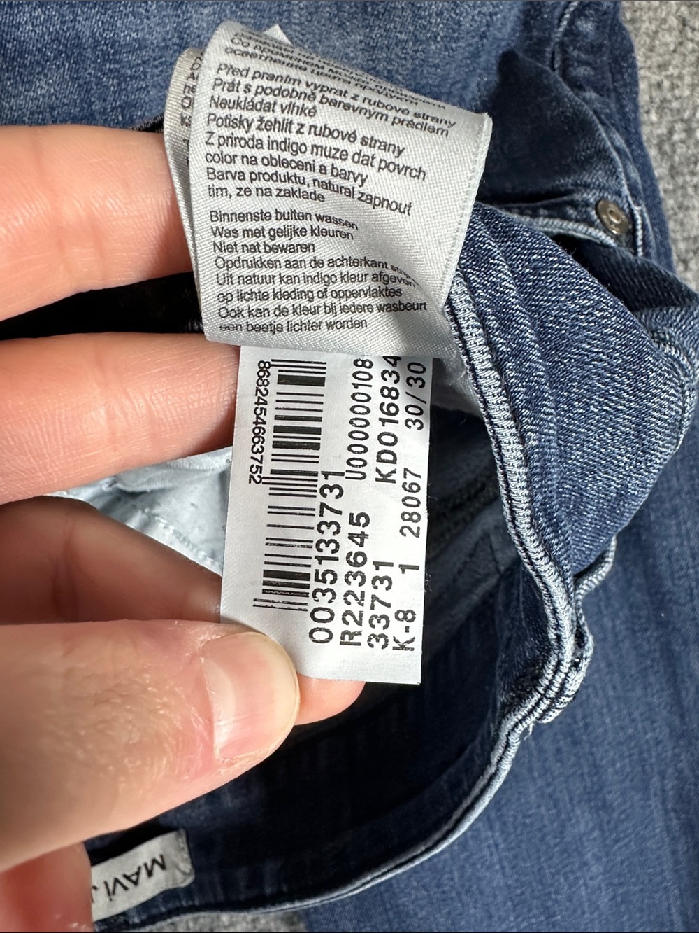 Mavi Zach Straight Leg Jeans Men’s Size 30 - Picture 13 of 13